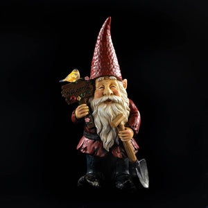 WELCOME GNOME SOLAR GARDEN DECORATION