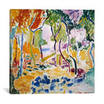 Landscape near Collioure (Study for Le Bonheur de Vivre), 19 by Henri Matisse Canvas Print - UNQFurniture