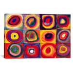 Squares with Concentric Circles by Wassily Kandinsky Canvas Print - UNQFurniture