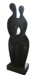 Abstract Sculpture Black and White Marble 17339