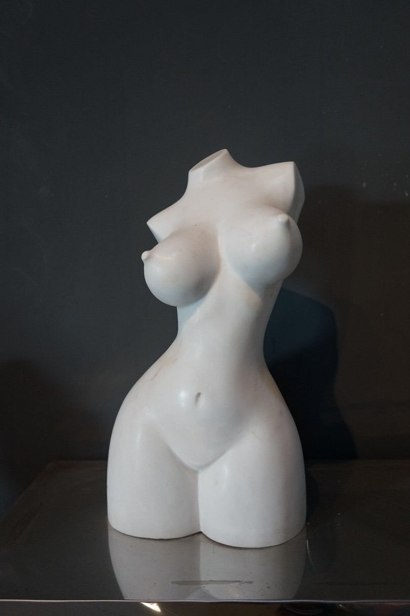 White Lady Torso Statue GE18836