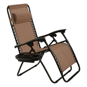 Zero Impact Pool Patio Lounge Chair Set of 2 Stow & Go