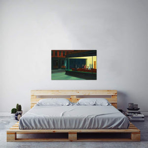 Nighthawks, 1942 by Edward Hopper Canvas Print - UNQFurniture