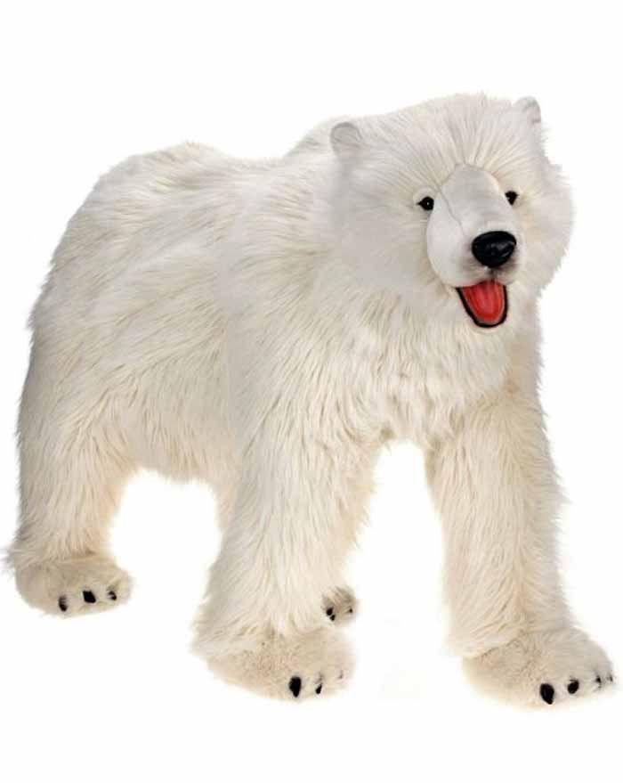 Life Size Polar Bear 53" No. - UNQFurniture