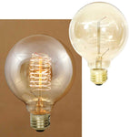 40 Watt Balloon Vintage Style Bulb with Spiral Filament