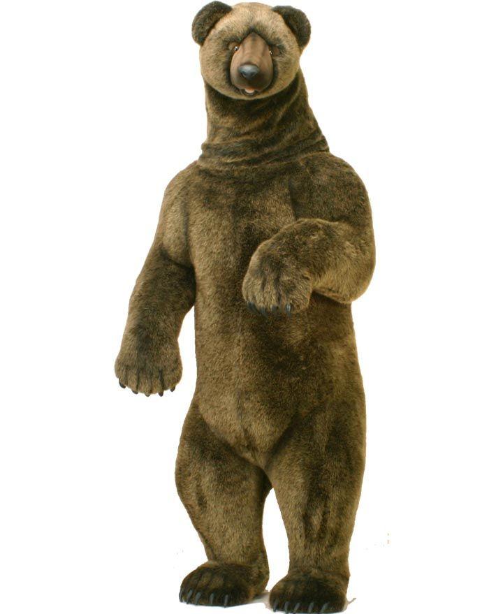 Life-Size Grizzly Bear 76" - UNQFurniture