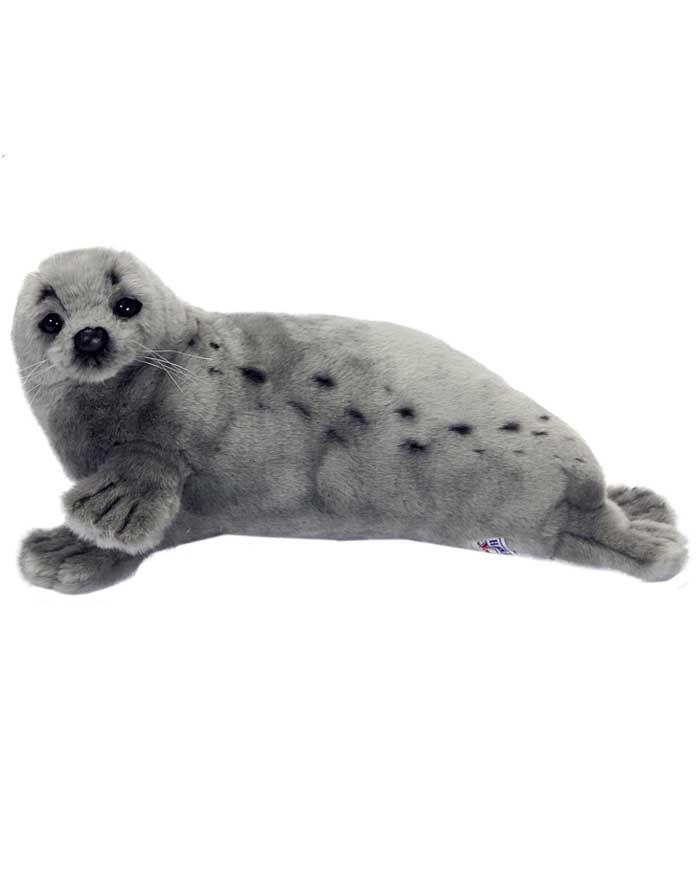 Grey Harp Seal 15" No. - UNQFurniture