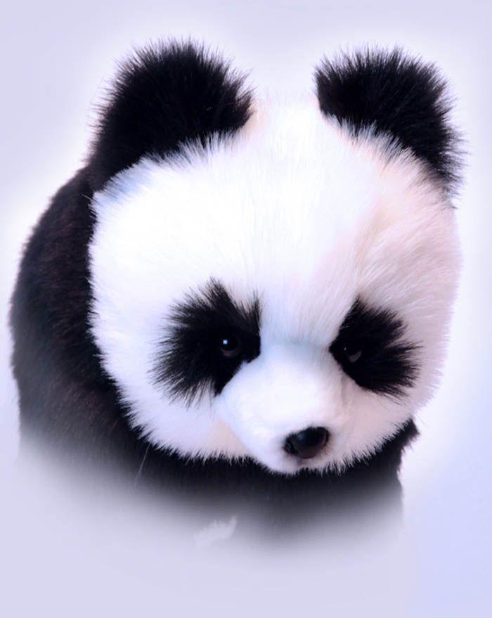 Panda Bear Cub Standing 15'' - UNQFurniture