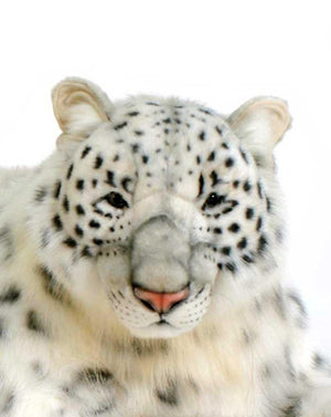 Snow Leopard Life-Size 49''L - UNQFurniture