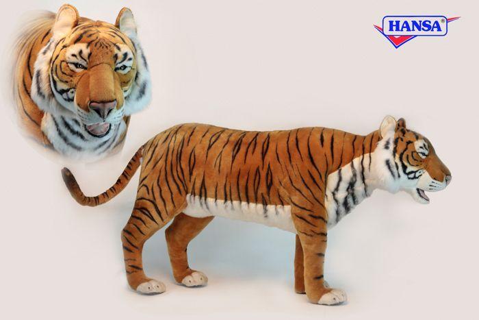 Life-Size Tiger, Standing 69" - UNQFurniture