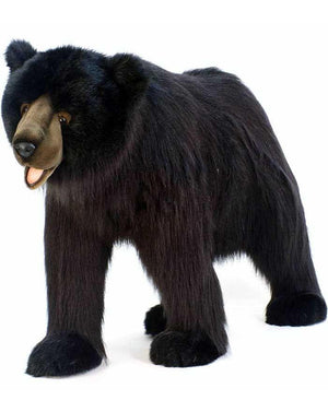 Black Bear Seat - Life Size - Walking 54''L - UNQFurniture