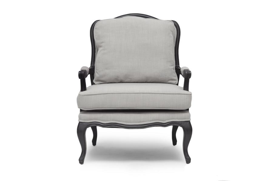 Baxton Studio Antoinette Classic Antiqued French Accent Chair