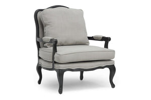 Baxton Studio Antoinette Classic Antiqued French Accent Chair