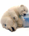 Floppy Polar Bear Cub 12" - UNQFurniture