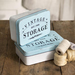 "Vintage Storage" Tins Set