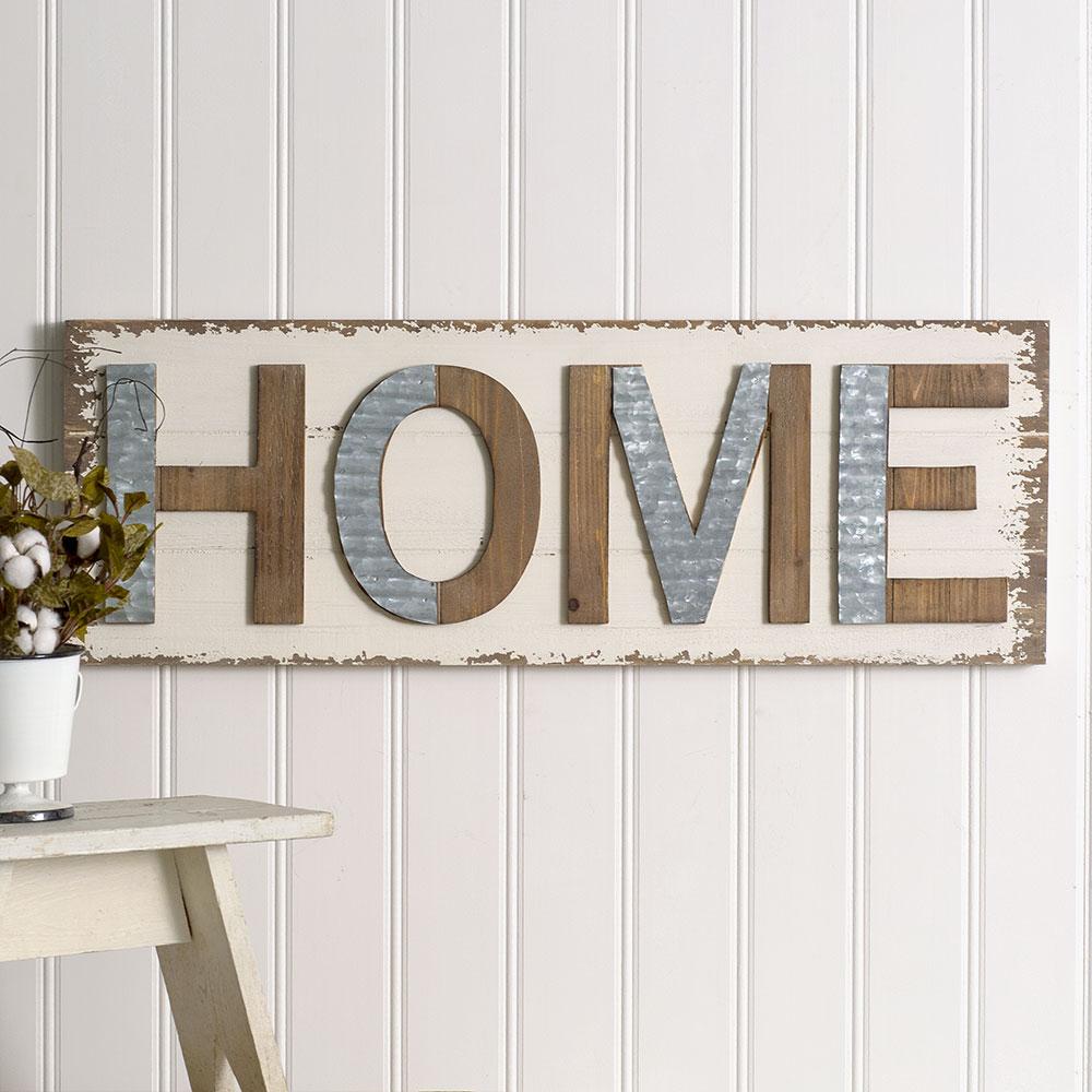 "Home" Wall Sign