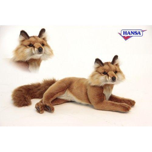 Red Fox Laying 15.5'' L - UNQFurniture