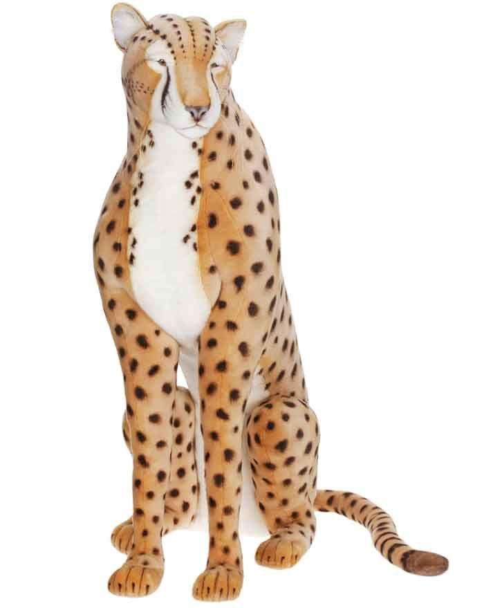 Cheetah Life Size Seated 44"H - UNQFurniture