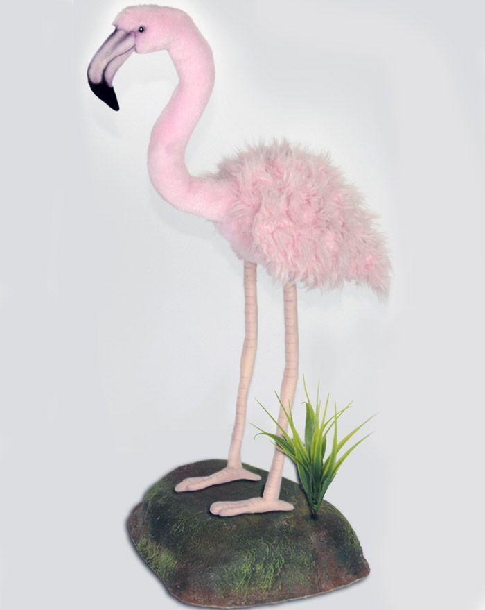 Pink Flamingo W/Stnd 28''H - UNQFurniture