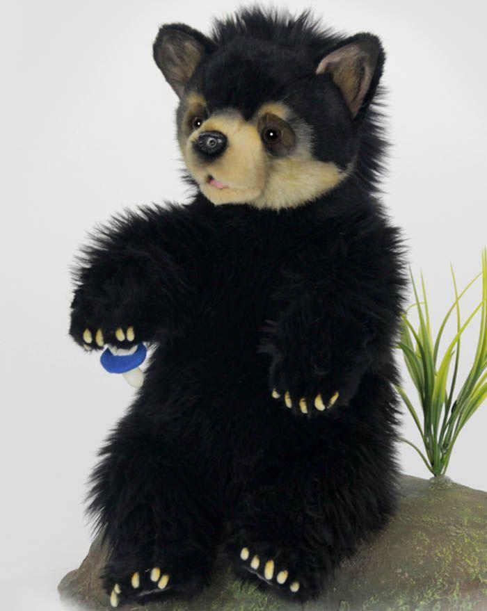 Black Bear Cuddly Cub Seated 13.5"H. - UNQFurniture