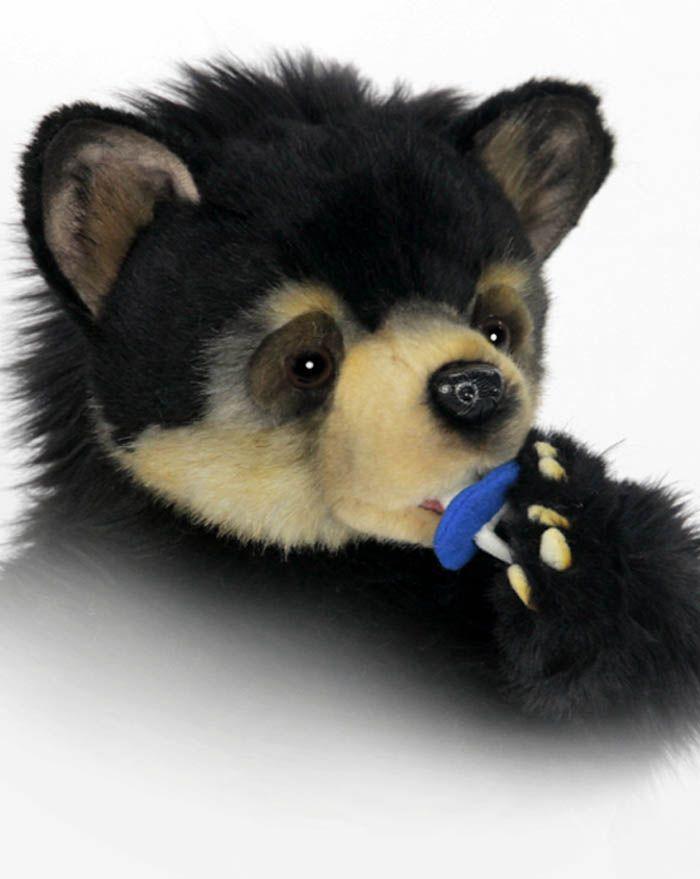 Black Bear Cuddly Cub Seated 13.5"H. - UNQFurniture