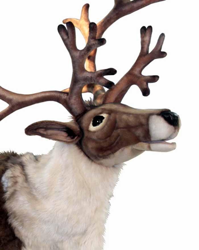 Nordic Reindeer Life Size 65"H X 58"L - UNQFurniture