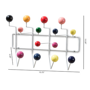 Baxton Studio Penny Mid-Century Modern Multi-Colored Coat Hanger