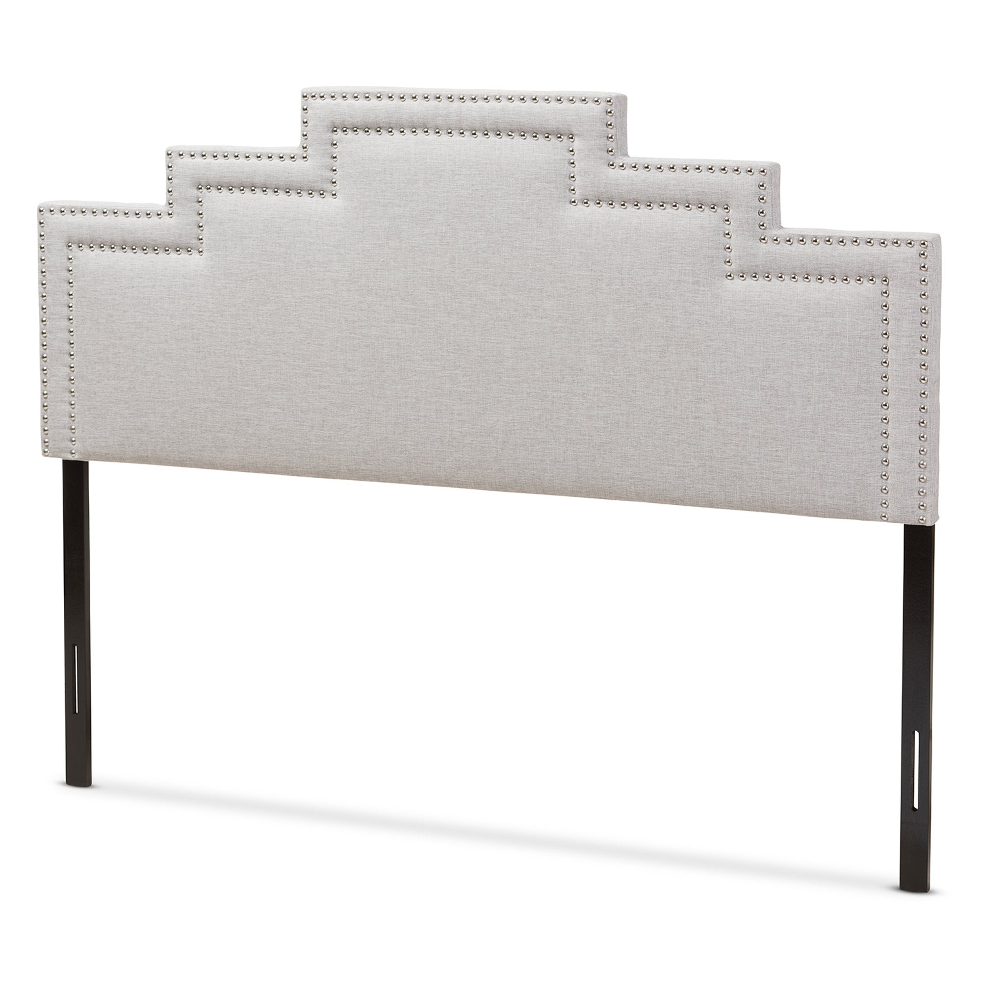 Baxton Studio Sophia Modern and Contemporary Greyish Beige Fabric Full Size Headboard