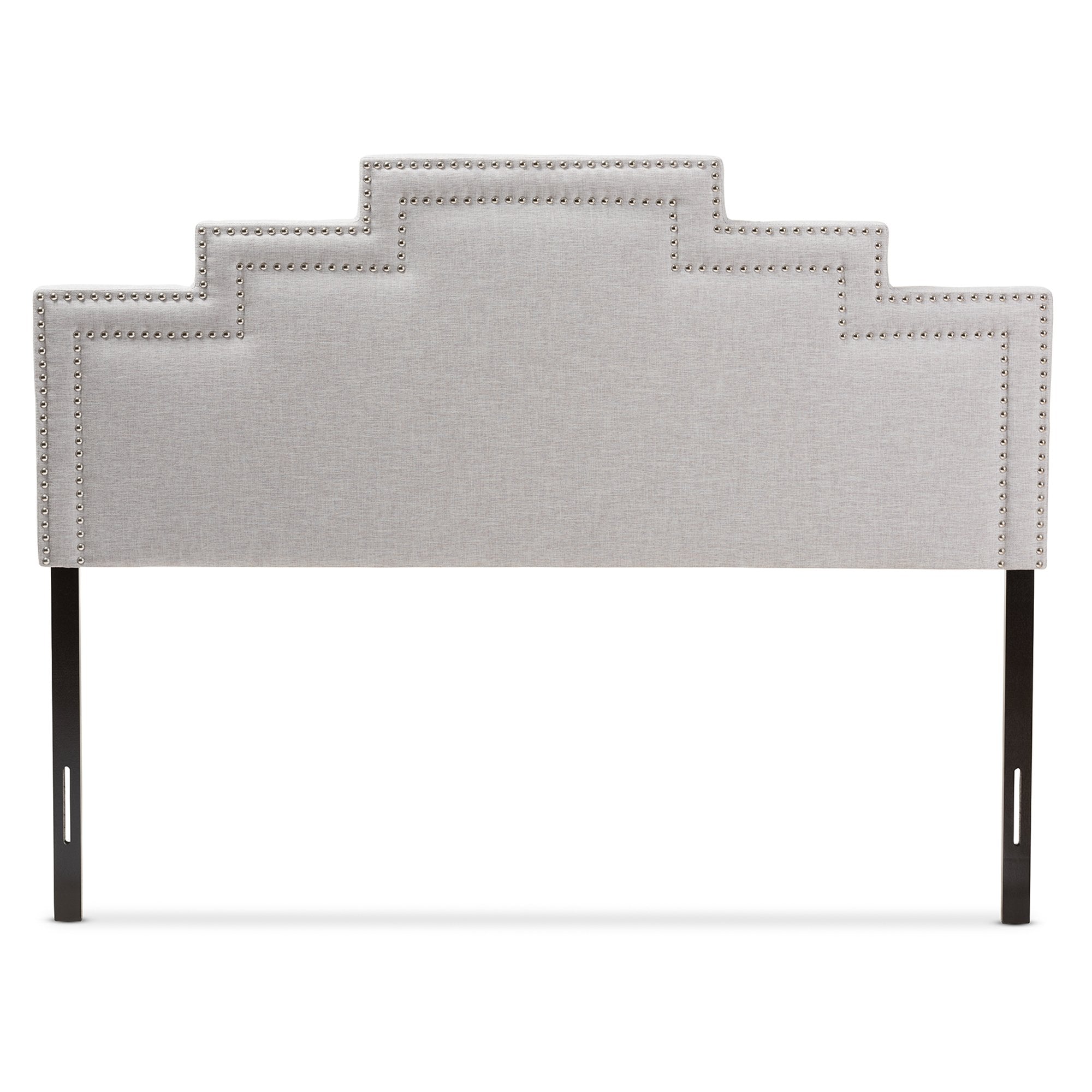 Baxton Studio Sophia Modern and Contemporary Greyish Beige Fabric Full Size Headboard