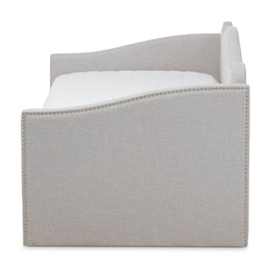 Baxton Studio Kaija Modern and Contemporary Greyish Beige Fabric Daybed with Trundle