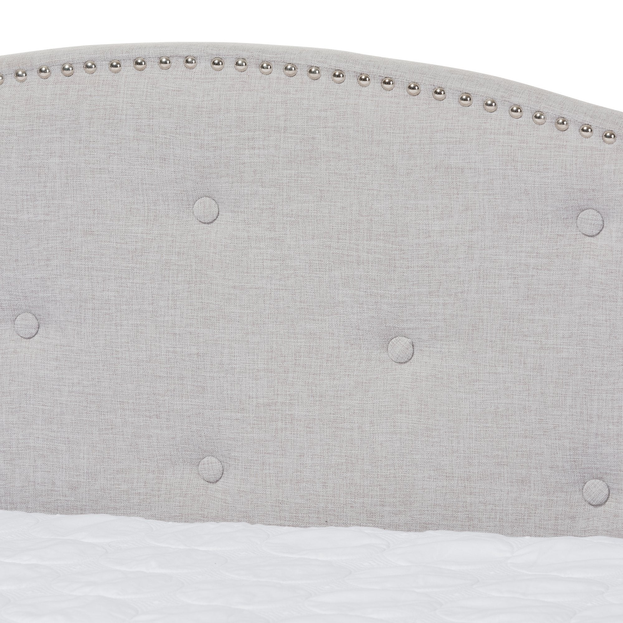 Baxton Studio Kaija Modern and Contemporary Greyish Beige Fabric Daybed with Trundle