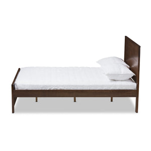 Baxton Studio Catalina Modern Classic Mission Style Brown-Finished Wood Full Platform Bed