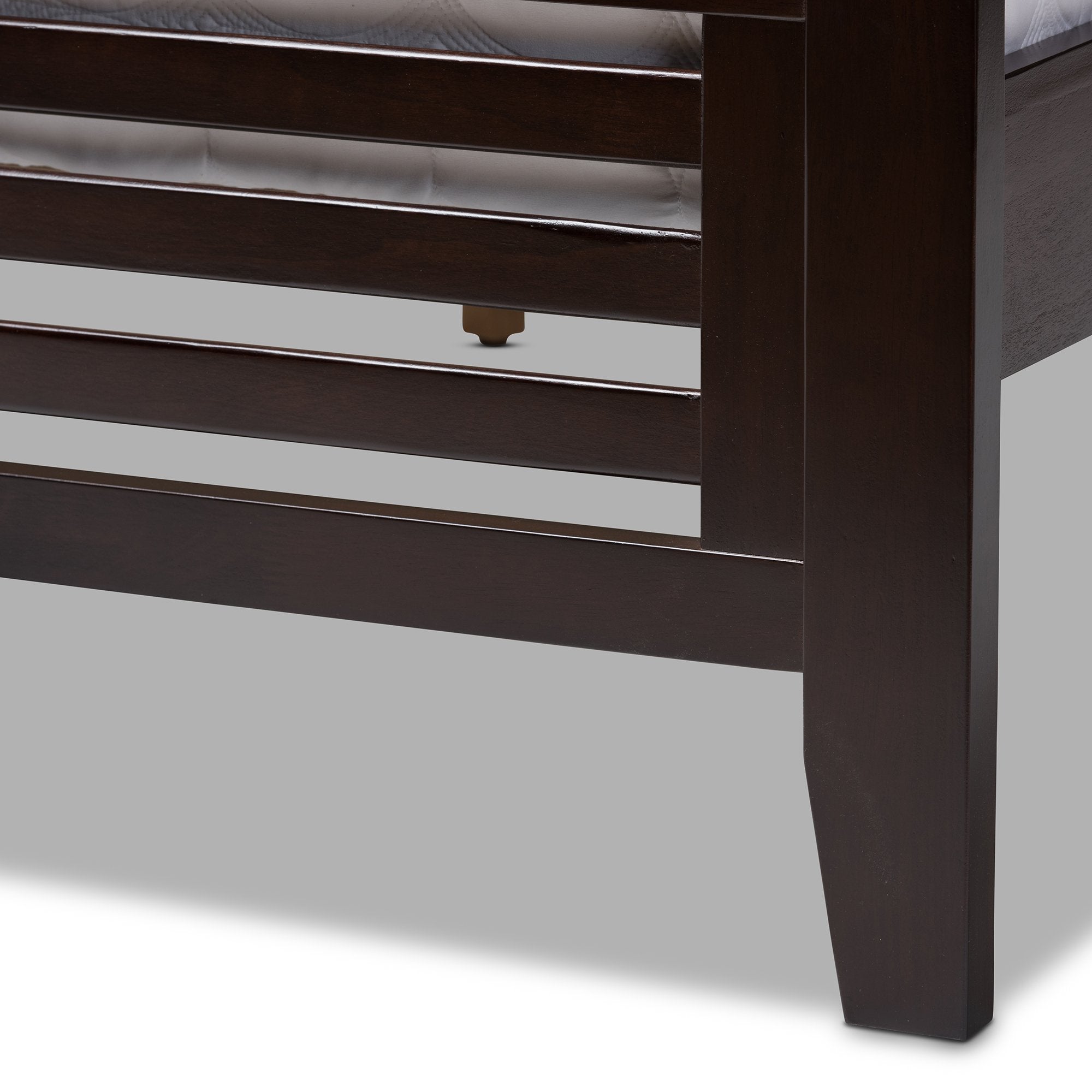 Baxton Studio Sedona Modern Classic Mission Style Espresso Brown-Finished Wood Full Platform Bed