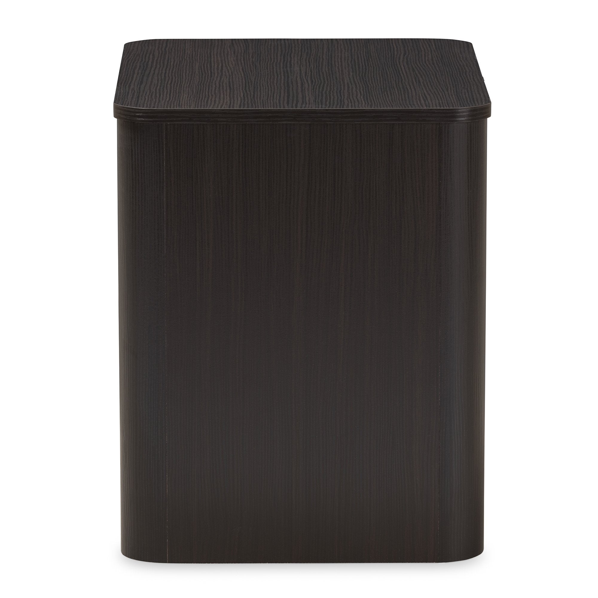 Baxton Studio Carlingford Modern and Contemporary Espresso Brown Finished Wood 2-Shelf Nightstand