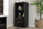 Baxton Studio Carlingford Modern and Contemporary Espresso Brown Finished Wood 2-Drawer Bookcase