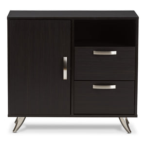 Baxton Studio Warwick Modern and Contemporary Espresso Brown Finished Wood Sideboard