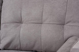 Baxton Studio Mireille Modern and Contemporary Light Grey Fabric Upholstered Sectional Sofa