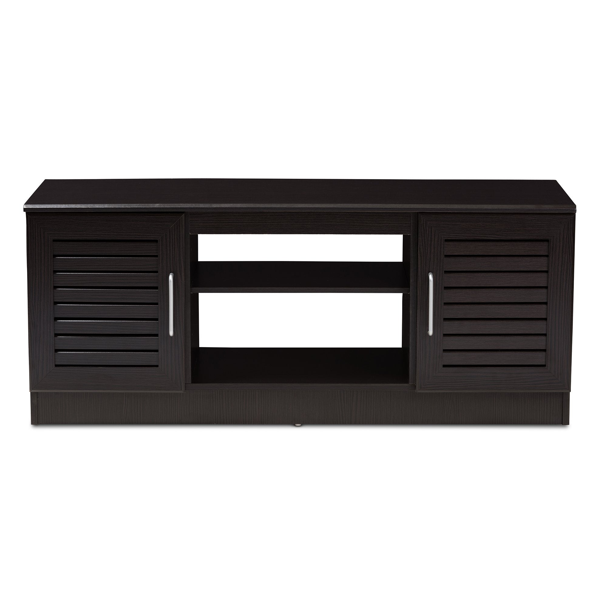 Baxton Studio Gianna Modern and Contemporary Wenge Brown Finished TV Stand