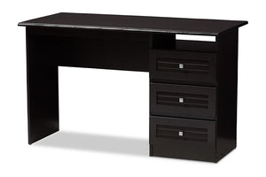 Baxton Studio Carine Modern and Contemporary Wenge Brown Finished Desk