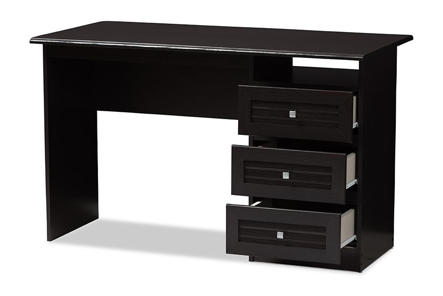 Baxton Studio Carine Modern and Contemporary Wenge Brown Finished Desk