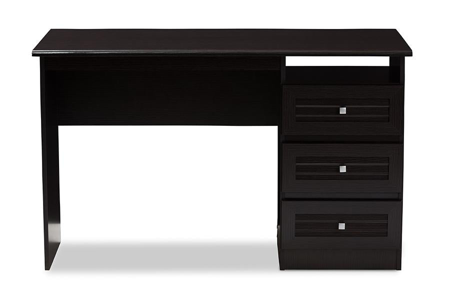 Baxton Studio Carine Modern and Contemporary Wenge Brown Finished Desk