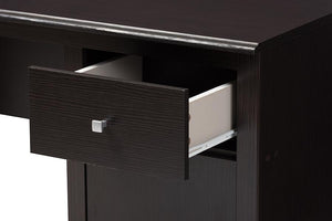 Baxton Studio Belora Modern and Contemporary Wenge Brown Finished Desk