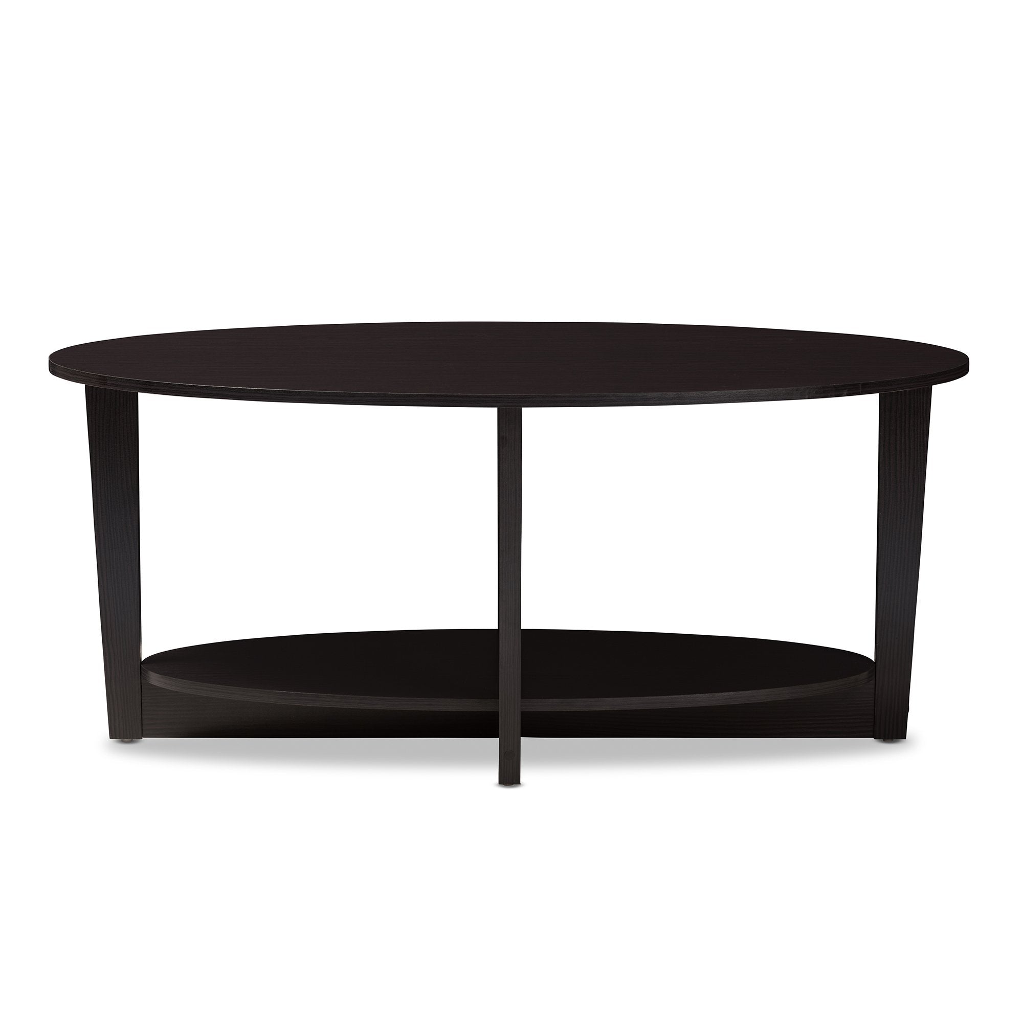 Baxton Studio Jacintha Modern and Contemporary Wenge Brown Finished Coffee Table