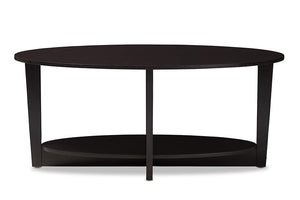 Baxton Studio Jacintha Modern and Contemporary Wenge Brown Finished Coffee Table