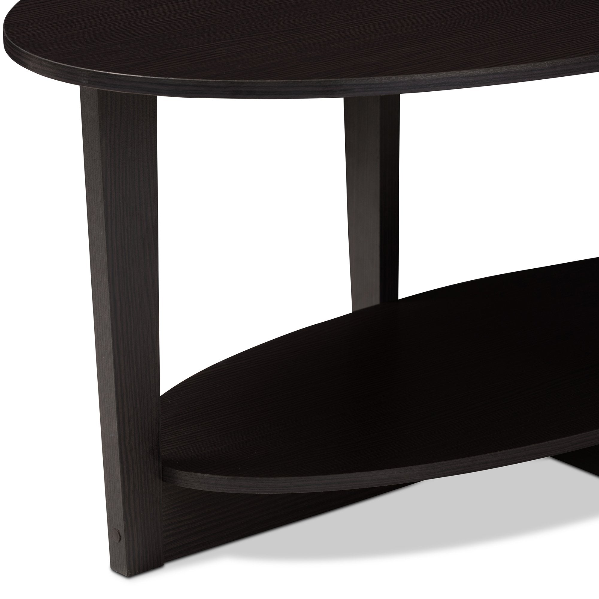 Baxton Studio Jacintha Modern and Contemporary Wenge Brown Finished Coffee Table