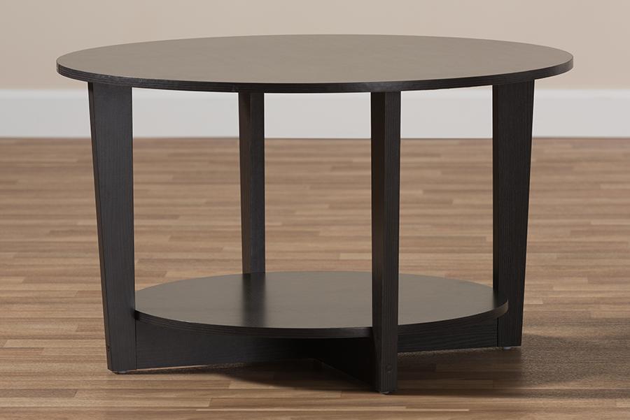 Baxton Studio Belina Modern and Contemporary Wenge Brown Finished Coffee Table