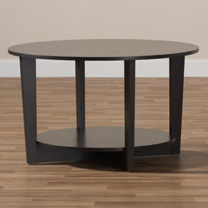 Baxton Studio Belina Modern and Contemporary Wenge Brown Finished Coffee Table