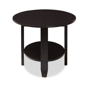 Baxton Studio Ancelina Modern and Contemporary Wenge Brown Finished Coffee Table