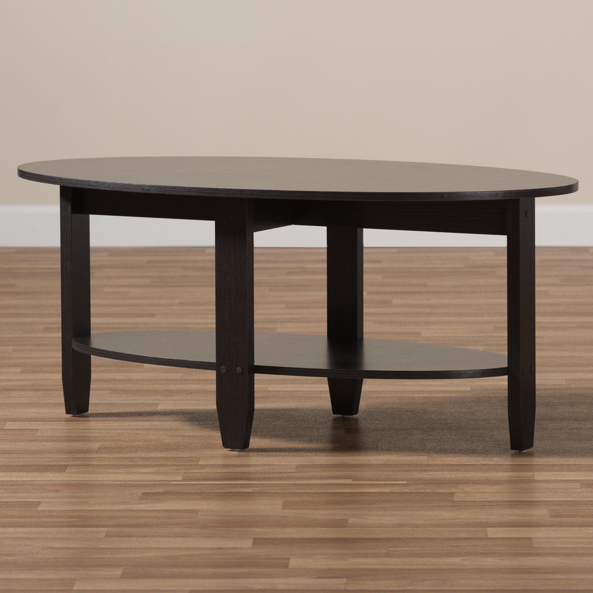 Baxton Studio Ancelina Modern and Contemporary Wenge Brown Finished Coffee Table