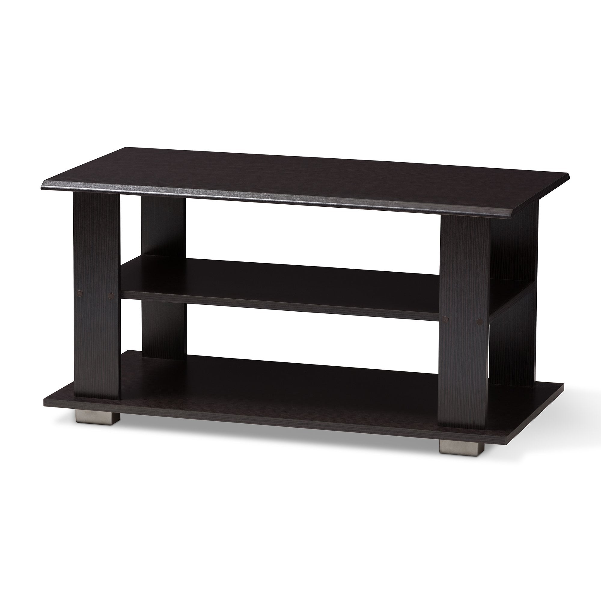 Baxton Studio Joliette Modern and Contemporary Wenge Brown Finished Coffee Table